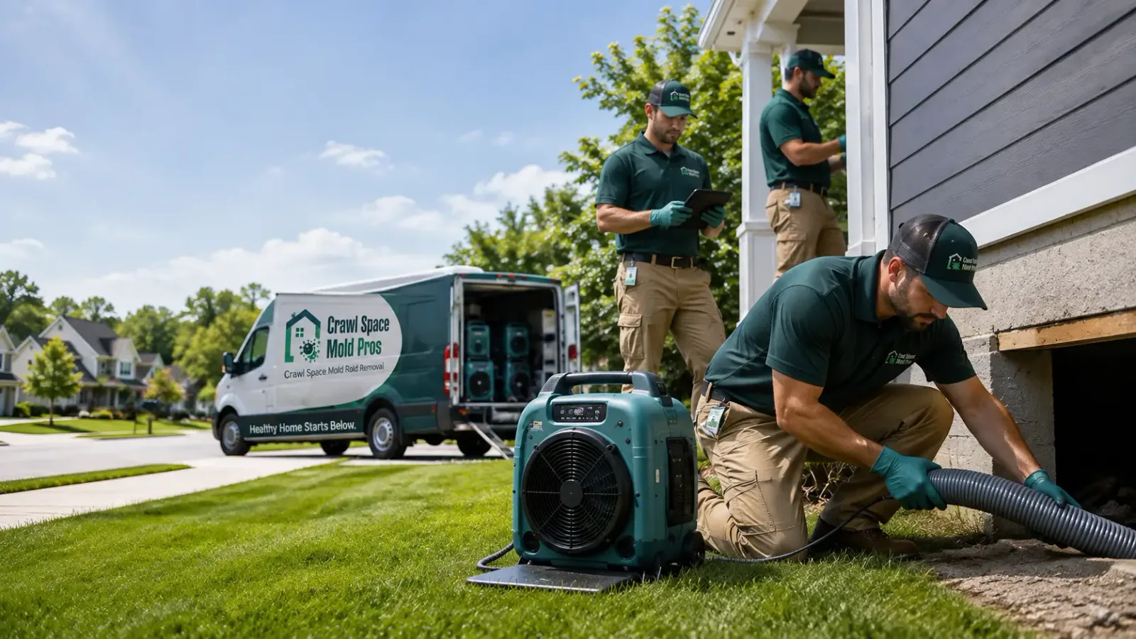Crawl Space Mold Removal in Wilmot, NH